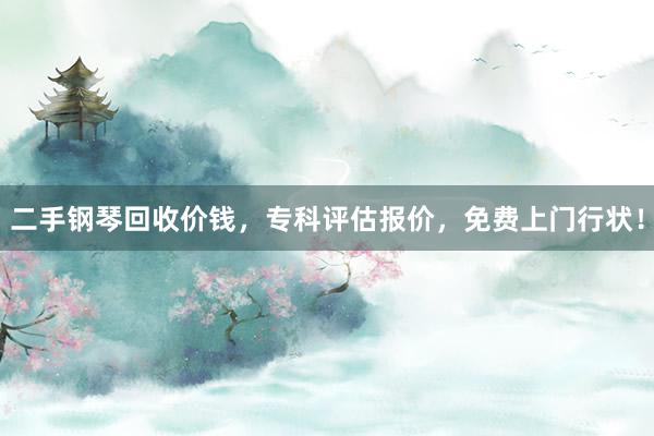二手钢琴回收价钱，专科评估报价，免费上门行状！